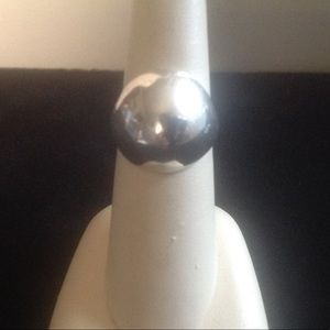 Vintage Sterling dome ring